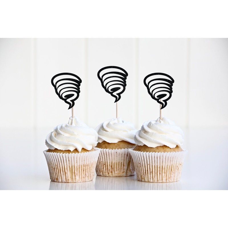 Tornado Cupcake Toppers