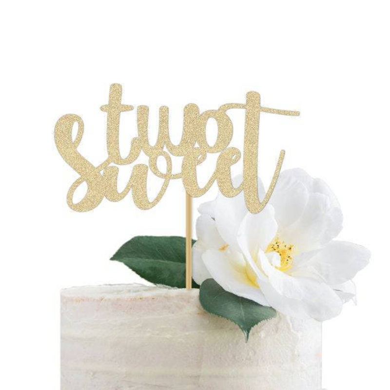 Two Sweet Cake Topper Decoration