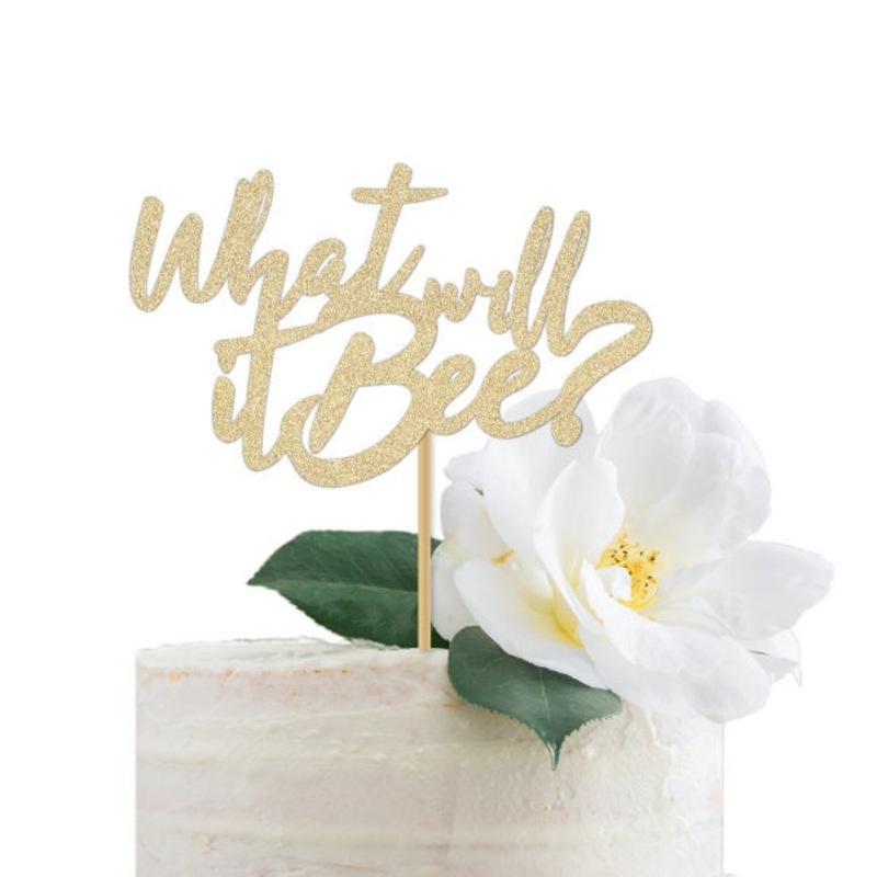 What Will it Bee? Cake Topper