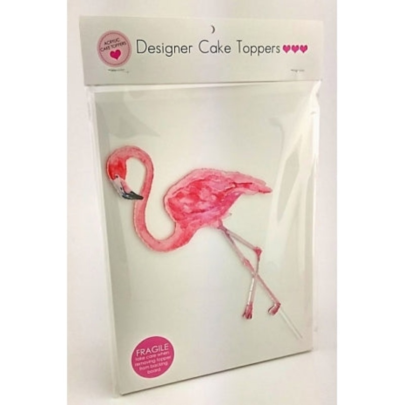 Acrylic Cake Topper - Flamingo