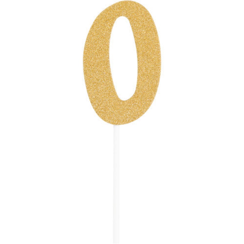 Cake Topper - Gold 0
