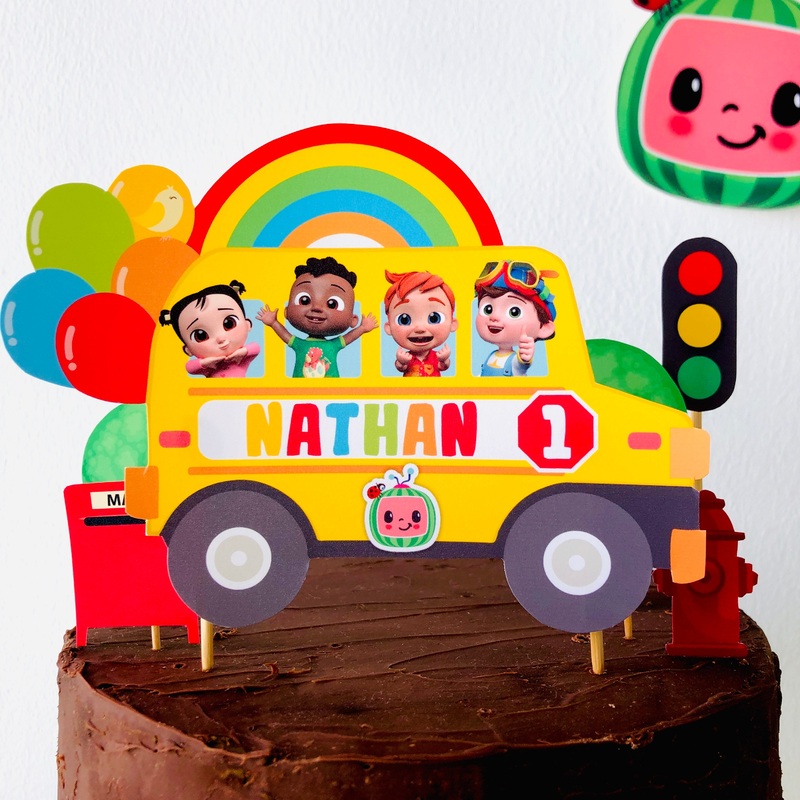 Cocomelon Birthday Cake Topper
