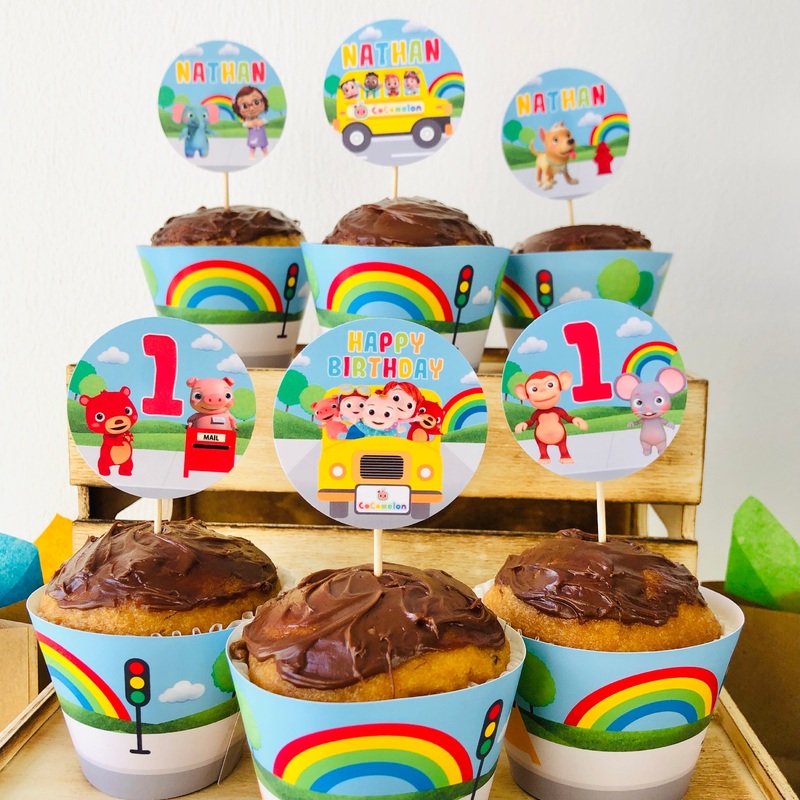 Cocomelon Cupcake Toppers Set