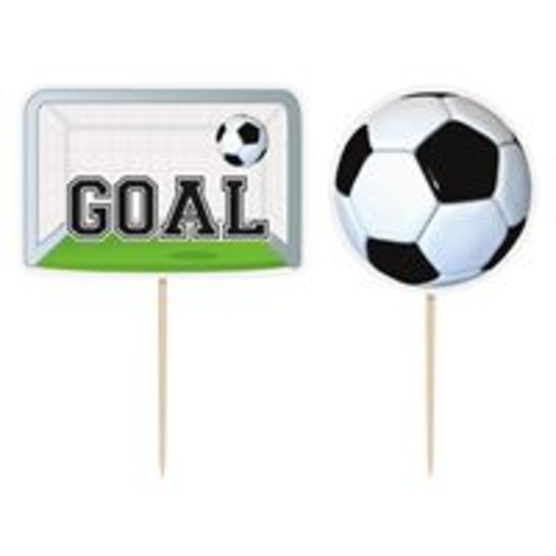 Soccer - Cupcake Topper 6ct