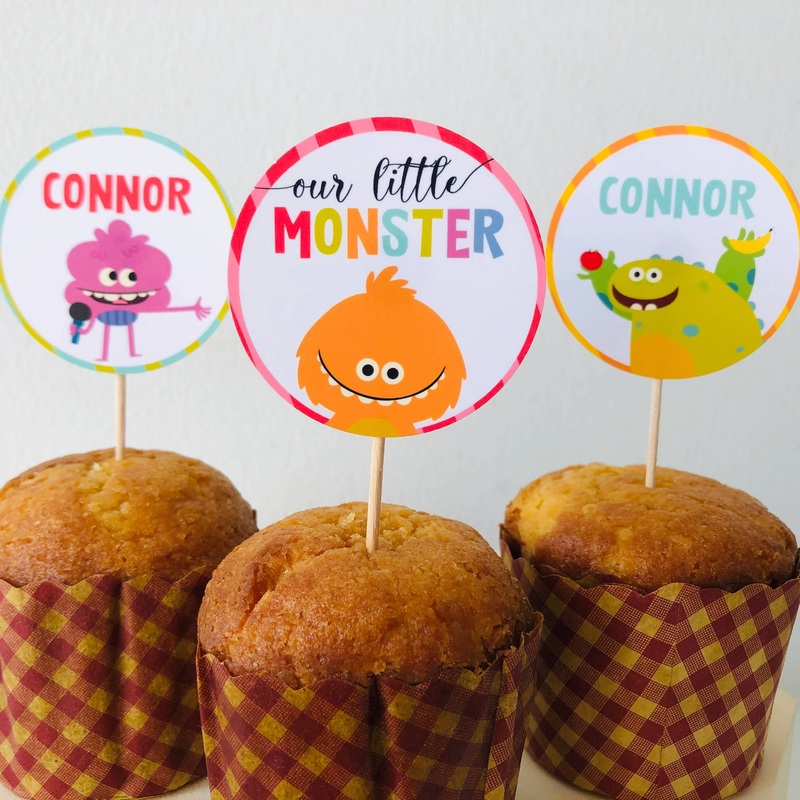 Super Simple Monsters Cupcake Toppers