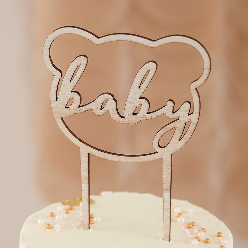 Teddy Bear 'baby' Cake Topper