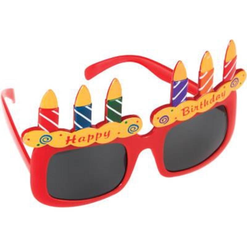 Birthday Cake Fun Glasses