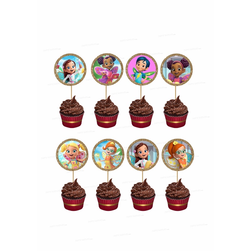 Butter Beans Theme  Customized Cup Cake Topper