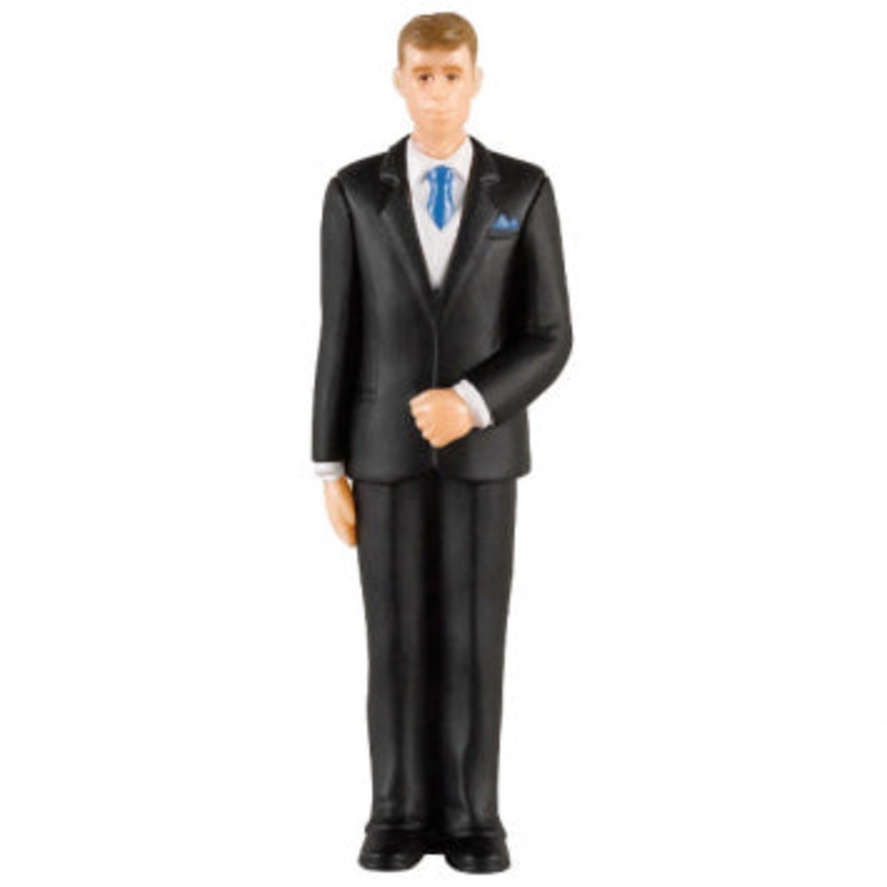Cake Topper - Caucasian Groom