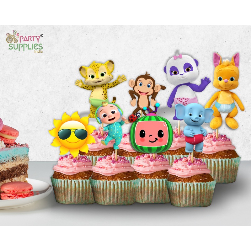 Coco Melon theme boy Cupcake Topper