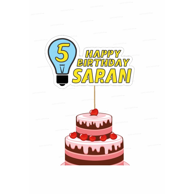 Electrician Theme Customized Cake Topper
