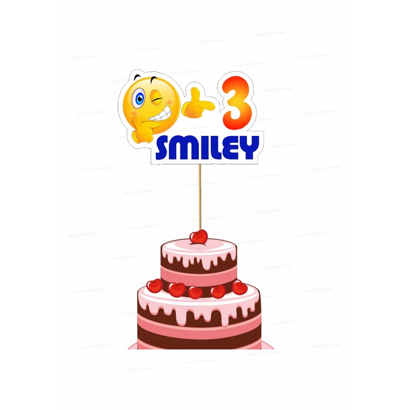 Emoji Theme Cake Topper