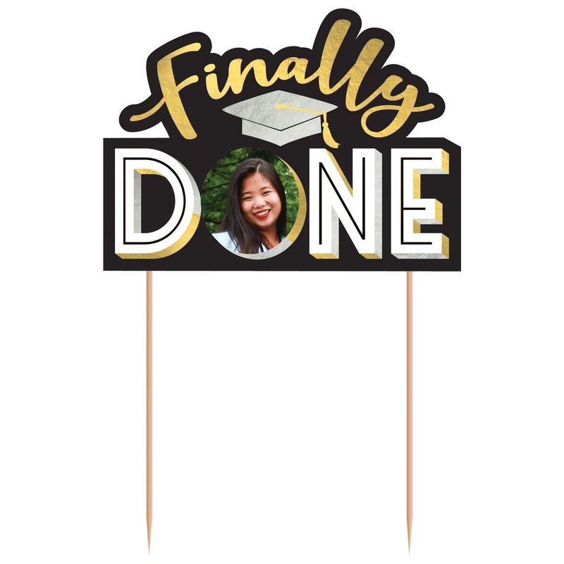 Finally Done Grad Cake Topper