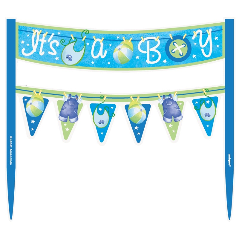 Its a Boy Cake Banner (16.5cm Wide)