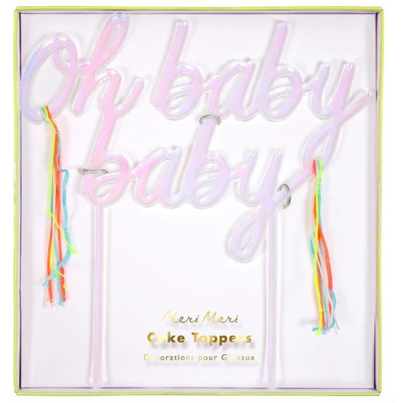 Meri Meri Oh Baby Baby Cake Topper