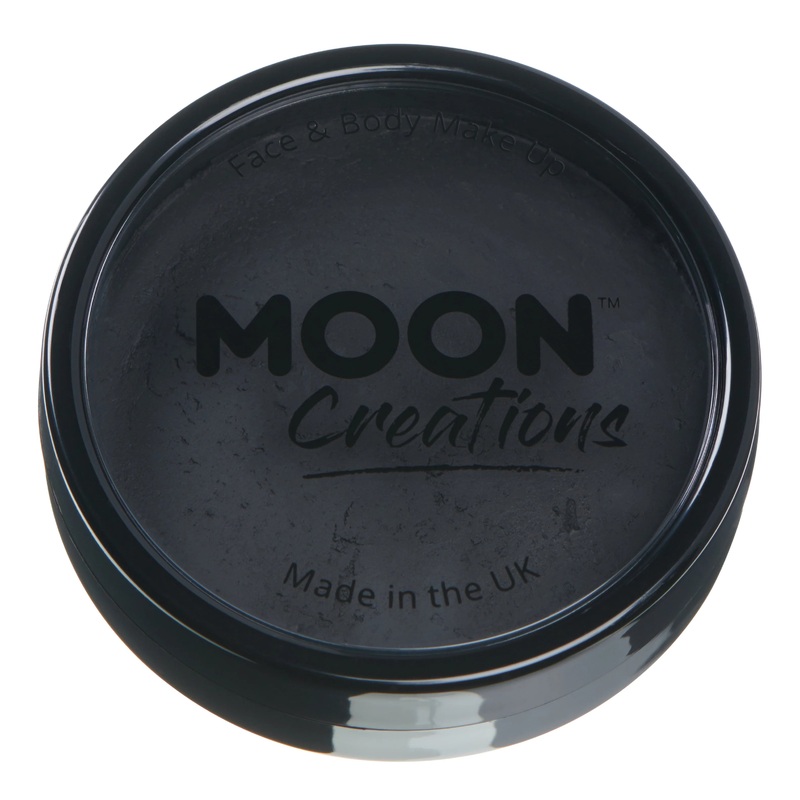 Moon Creations Pro Face Paint Cake Pot - Black