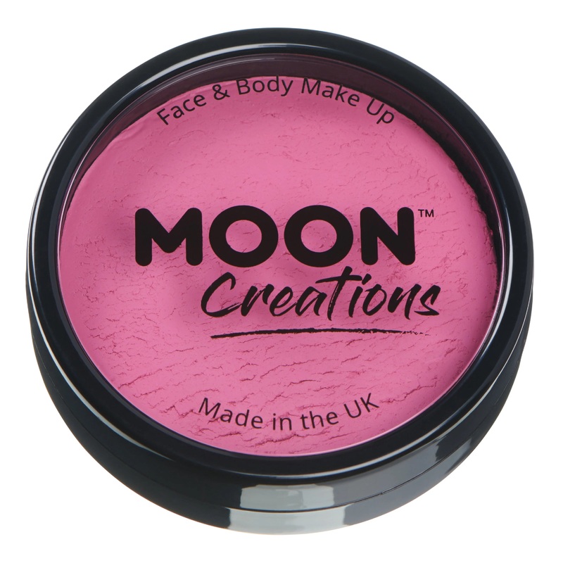 Moon Creations Pro Face Paint Cake Pot - Bright Pink
