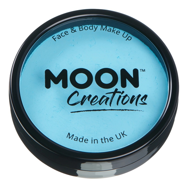 Moon Creations Pro Face Paint Cake Pot - Light Blue