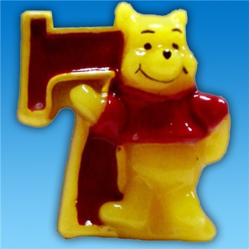 Winnie the Pooh Birthday Cake Candle Number 7