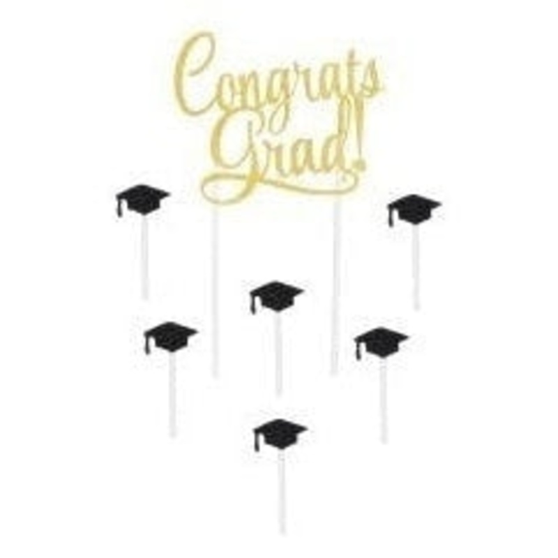 Cake Topper - Congrats Grad!