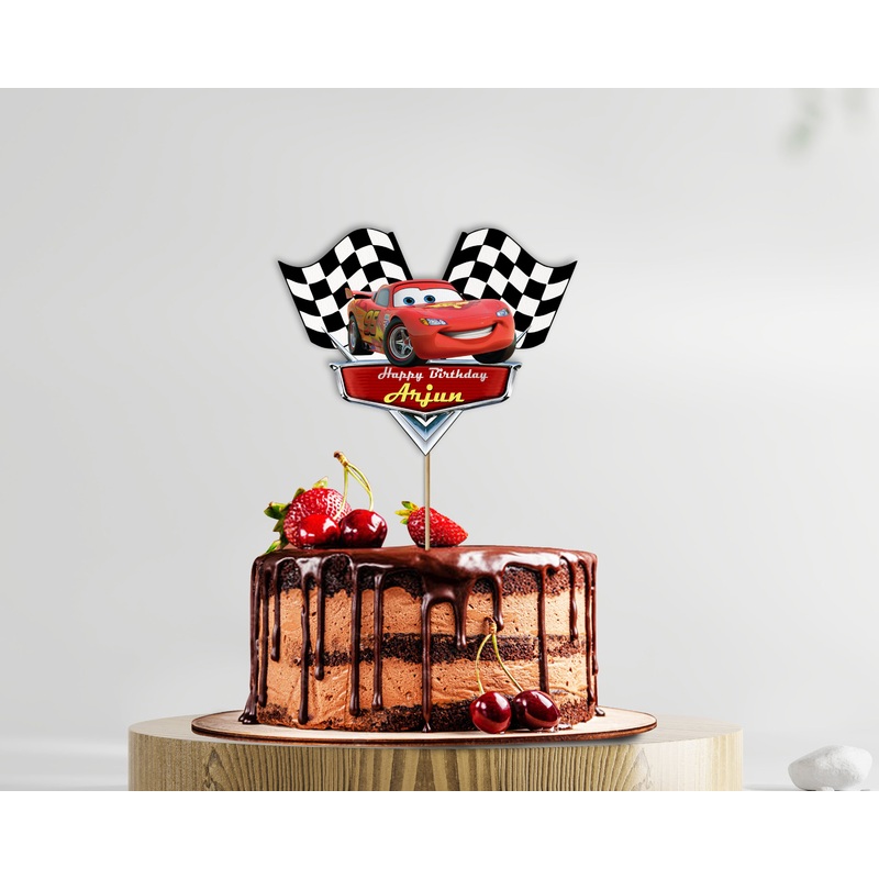 Car Theme Cake Topper