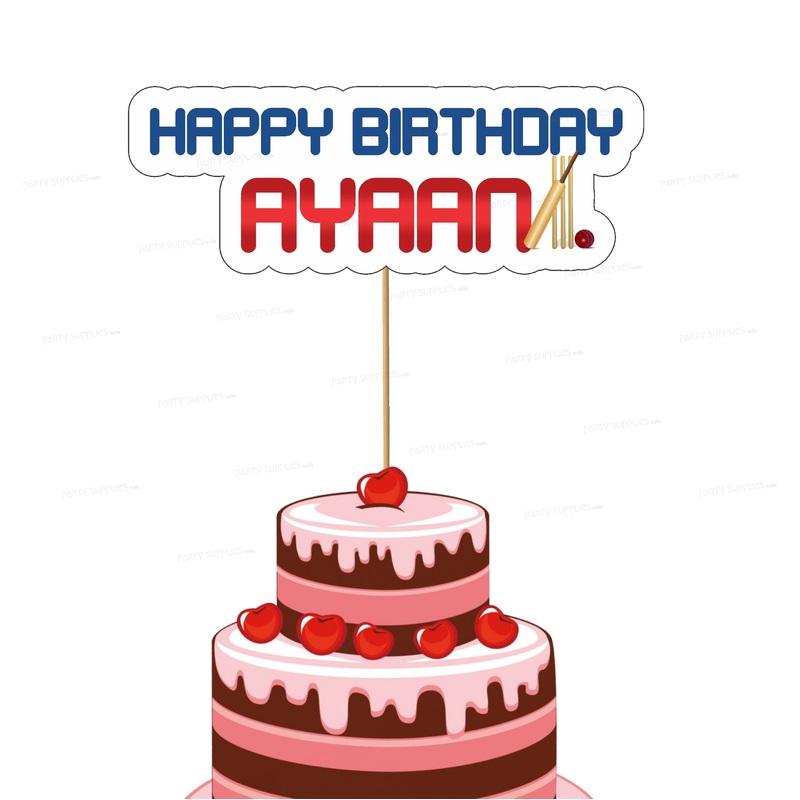 Cricket Theme Cake Personalized Topper