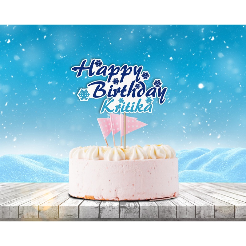 Frozen Theme Cake Topper
