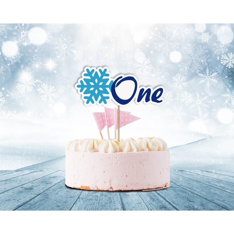 Frozen Theme Customized Cake Topper
