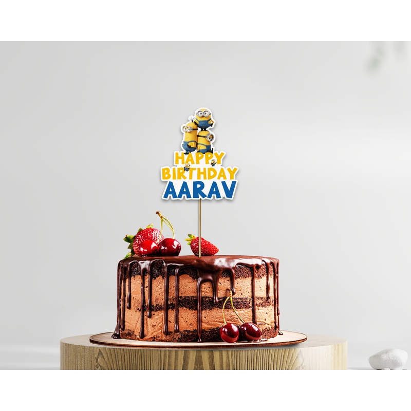 Minion Theme Cake Topper
