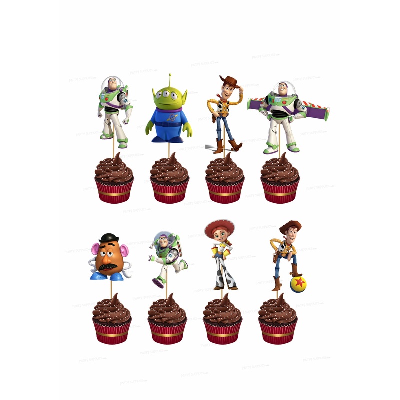 Toy Story Theme Cup Cake Topper