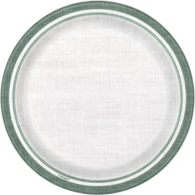 Botanical Stripe Cake Plates Pack of 8