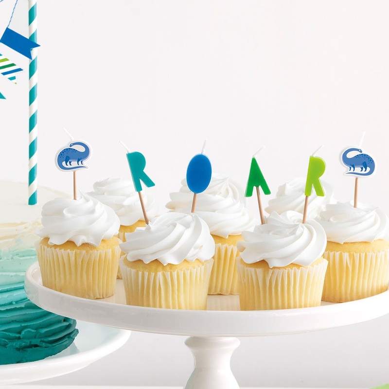Dinosaur Roar Cake Candles