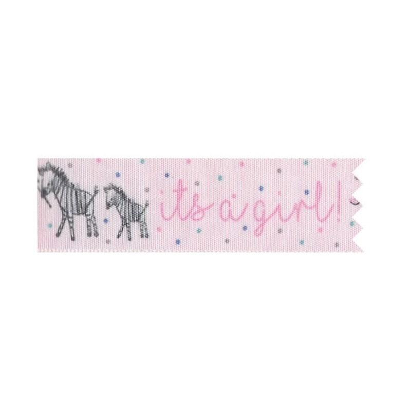 Its a Girl Baby Shower Cake Ribbon 1 Metre