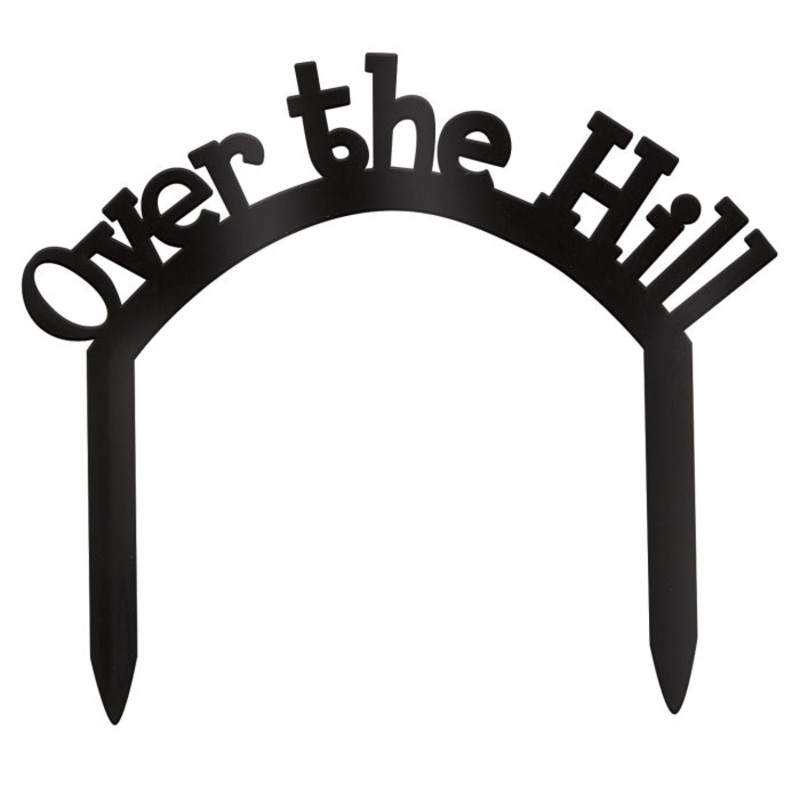 Over the Hill Cake Topper Decoration 10cm
