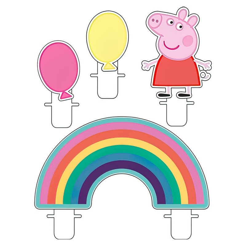Peppa Pig Cake Candles