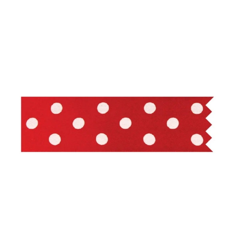 Red Polka Dots Cake Ribbon Decoration 1 Metre