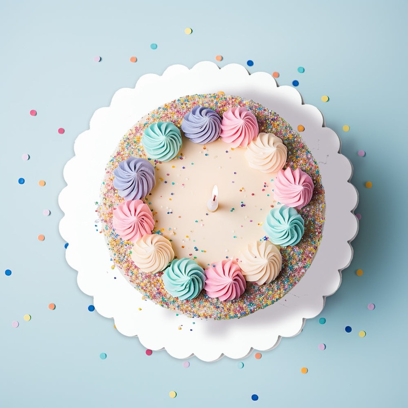 10" Scalloped Cake Board - WHITE