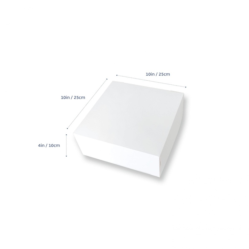 Cake Box Low 10x10x4(H)in