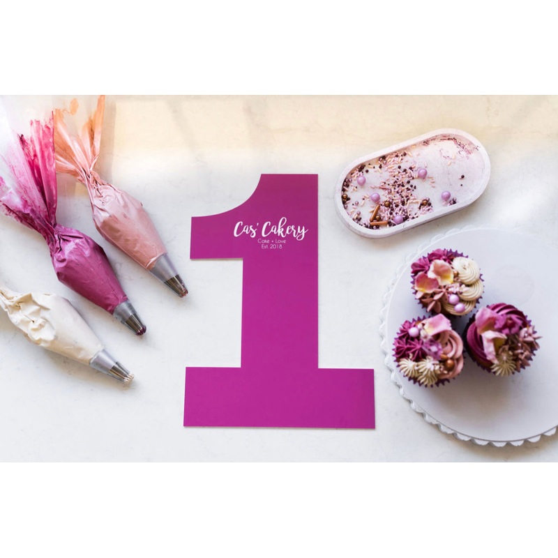 Cas Cakery 0-8 Number Templates - MINI