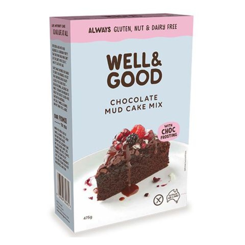 Gluten Free Chocolate Mudcake Mix 475g - Well & Good