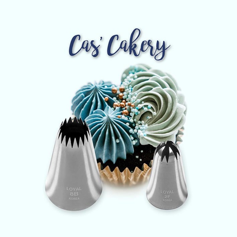 Loyal Cas Cakery Piping Set #8B & #2F