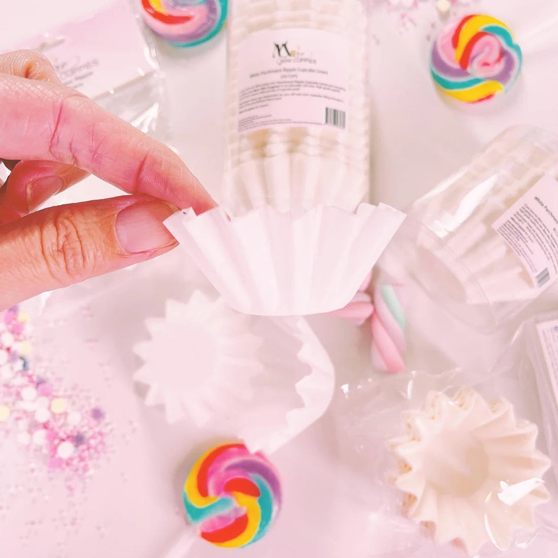 More Cuppies MINI Ripple Cupcake Baking Cups 48pk