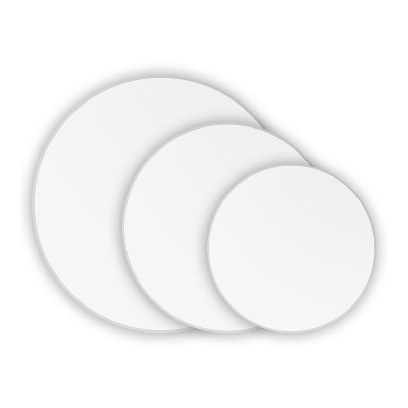 Round Cake Board White