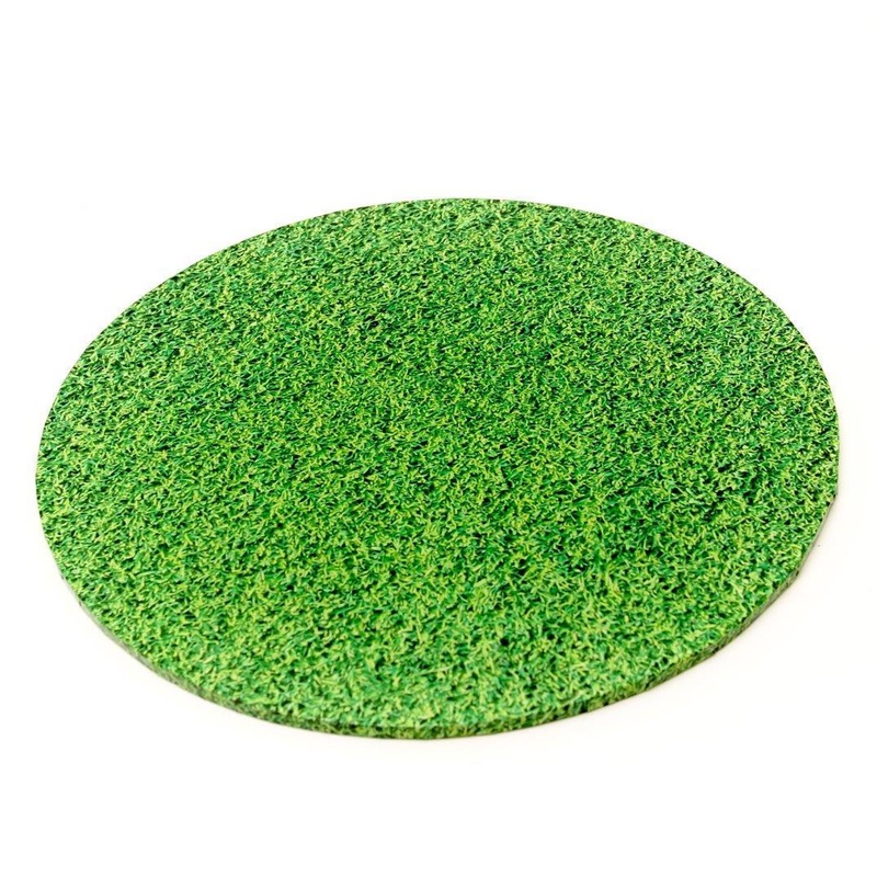 Cake Board Round Grass Look 14 Inch