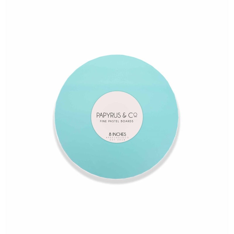 Cake Board Round Pastel Blue 8 Inch