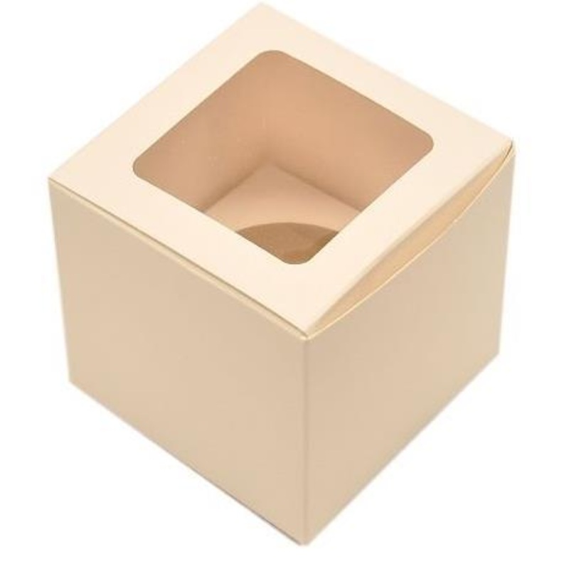 Cupcake Box For 1 With PVC Lid