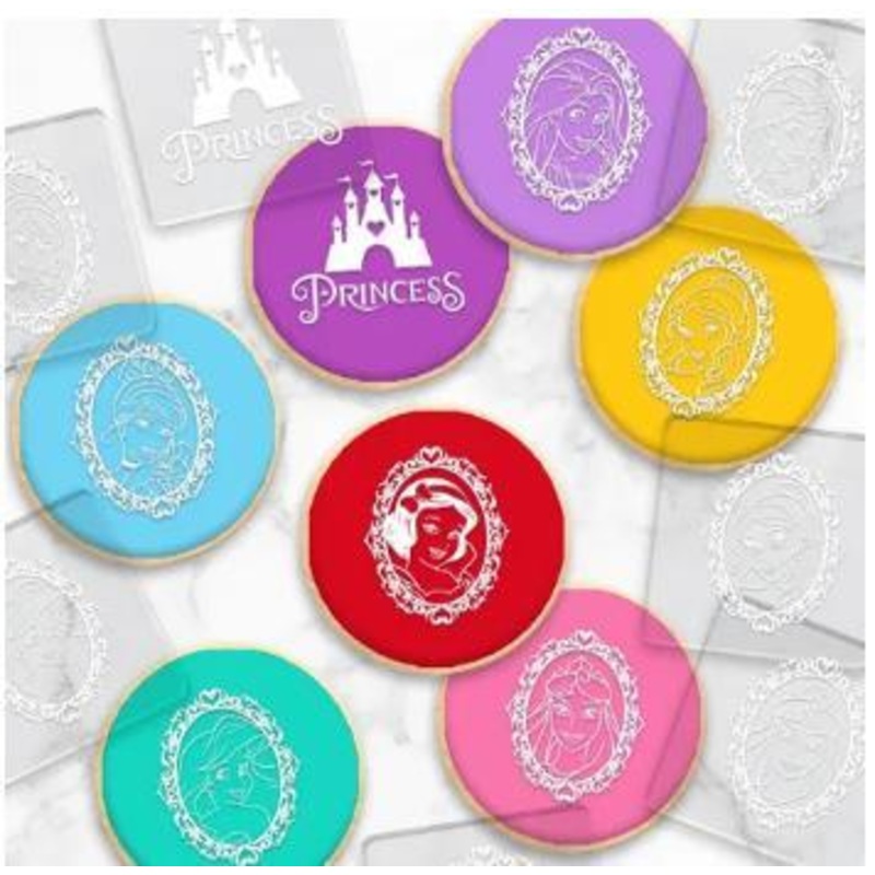 Disney Princess Logo Cookie/Biscuit Debosser PK/7 Cake Craft
