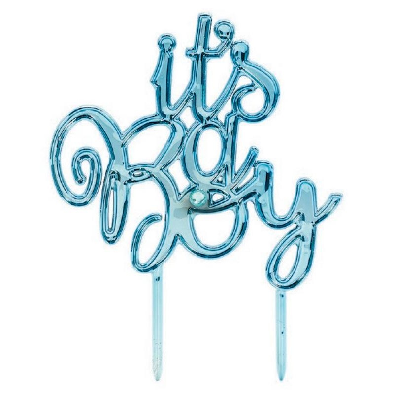 Its A Boy Cake Topper