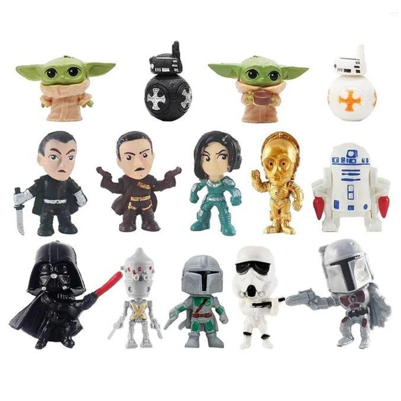 Star Wars Cake Toppers/Figurines/Toys Pk/14