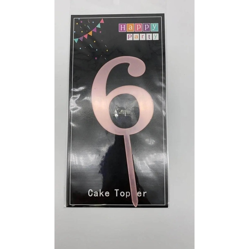 Cake Topper Rose Gold #6